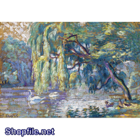 Tranh sơn dầu khu vườn thần tiên